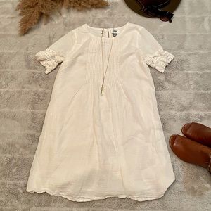 Old Navy White Cotton Dress